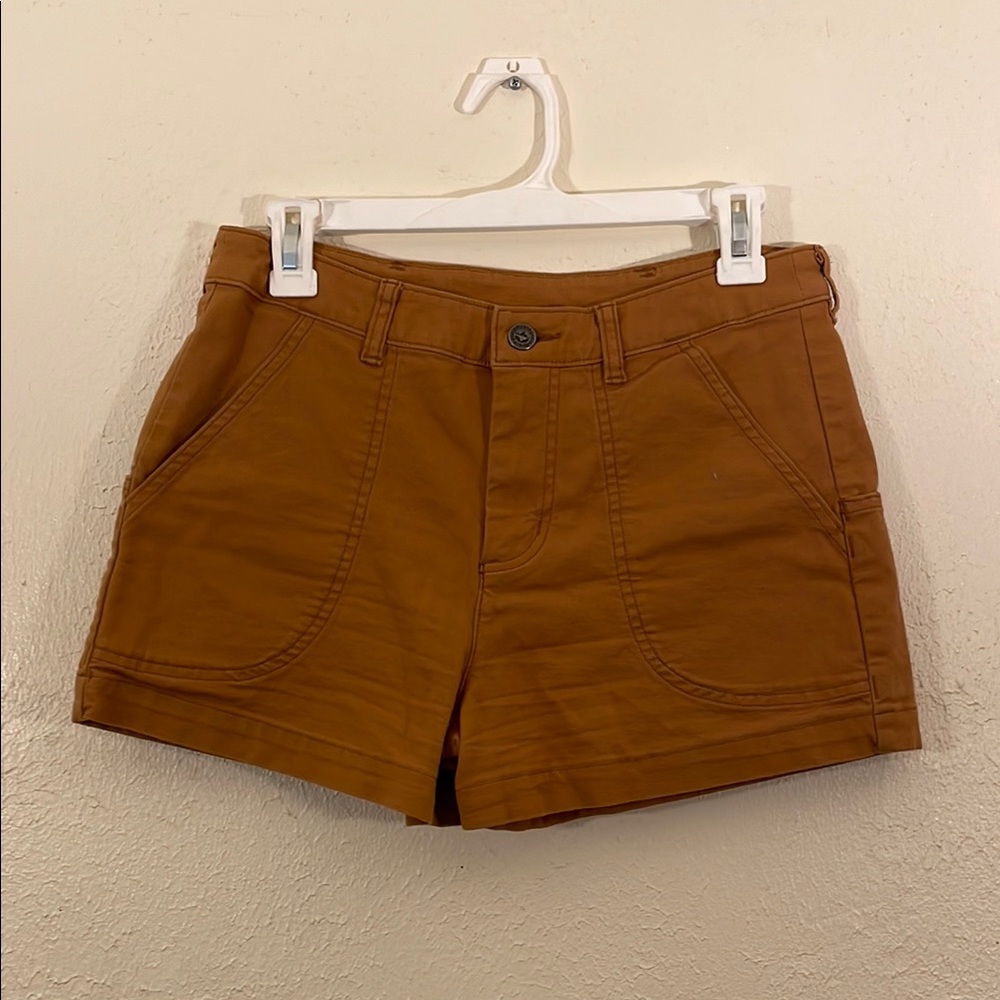 Patagonia Tan Cargo Short Shorts with Sturdy Design 4 pockets Size 4 brown
